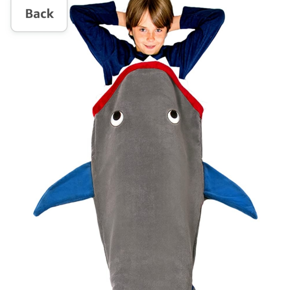 BLankie TaiLs Gray and Green shark black.